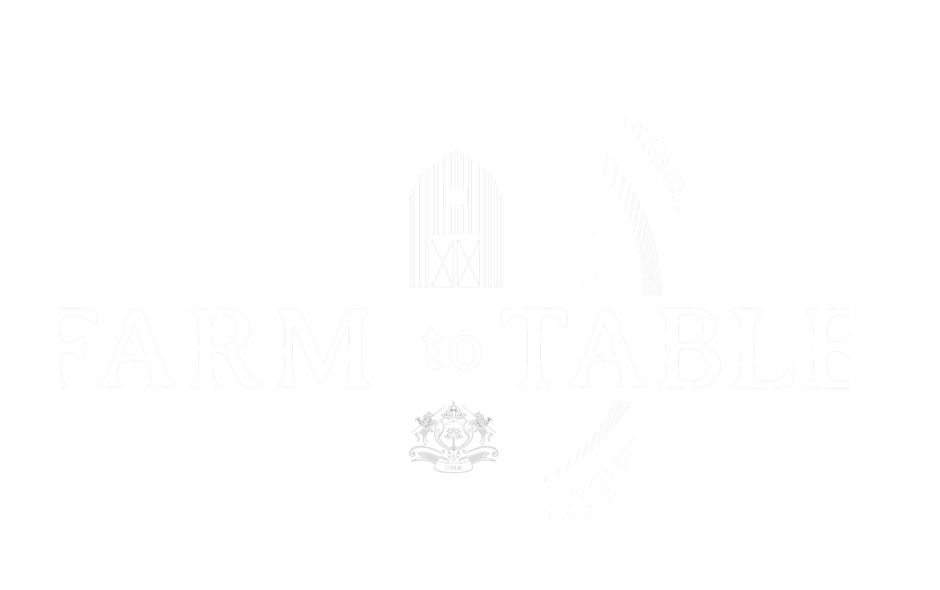 Farmtotable Logo Weiss